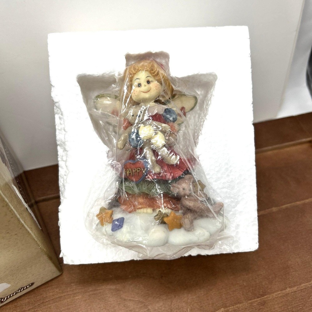Home Trends,‎ Patchwork Angel Christmas Resin Figurine, New In Box
